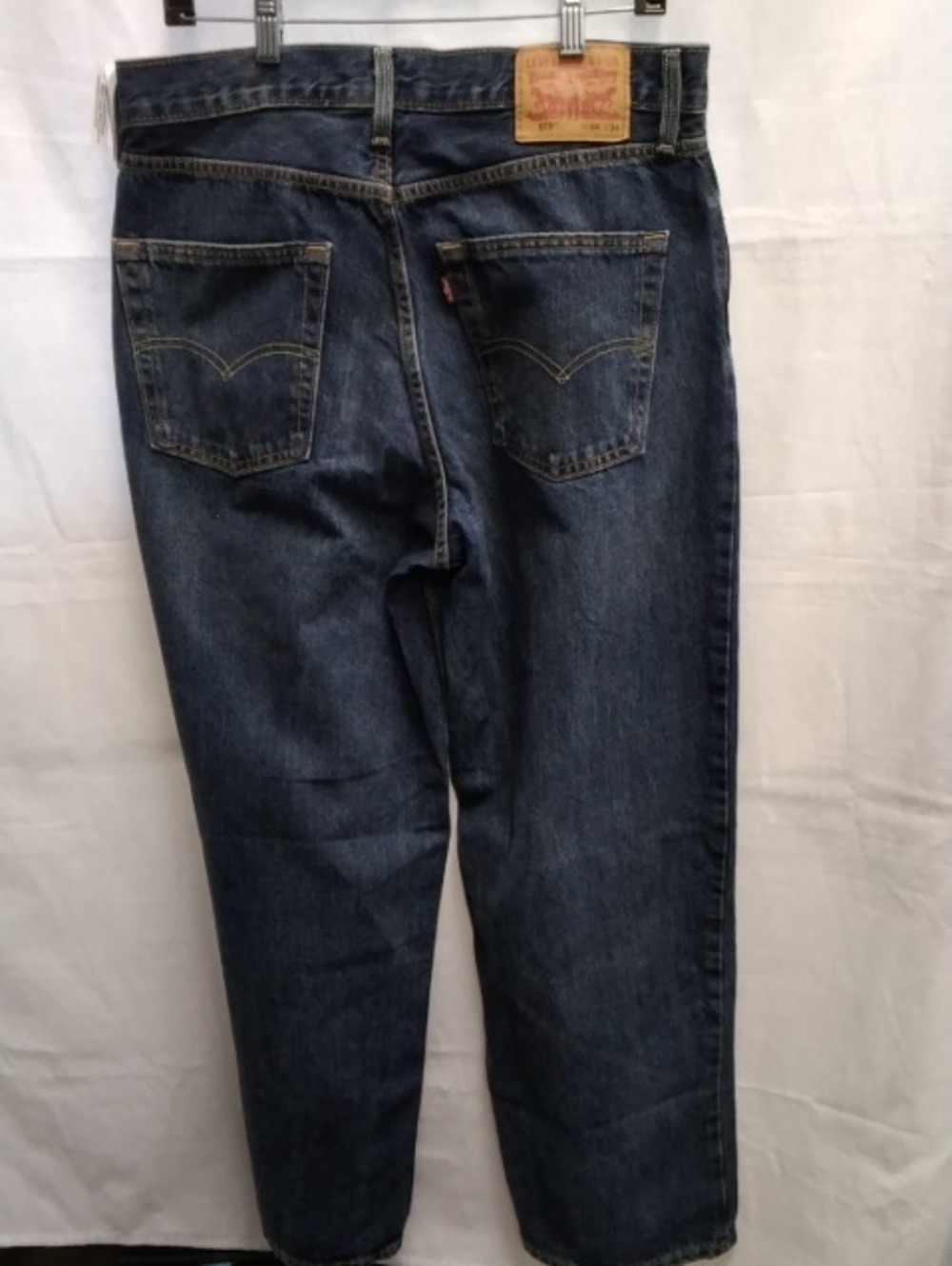 Denizen from Levi's Relaxed Straight Wideleg Jeans in Dark Blue